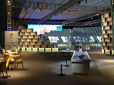 河北省第二屆園林博覽會會場內部 河北省第二屆園林博覽會會場內部